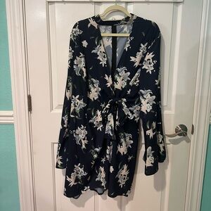Missguided Wrap Floral Dress | Size 20